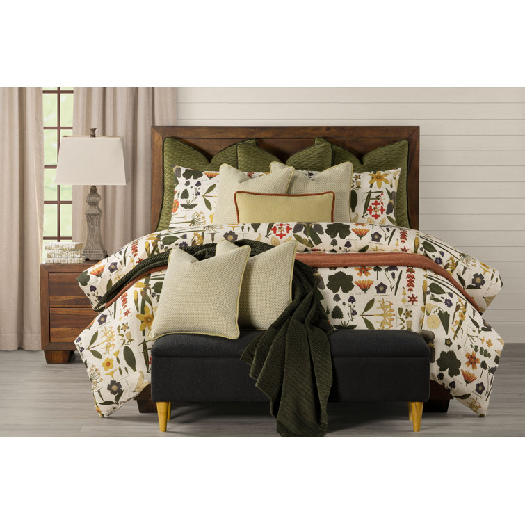 Smithsonian Botanical Print Duvet Cover & Insert Set Wayfair